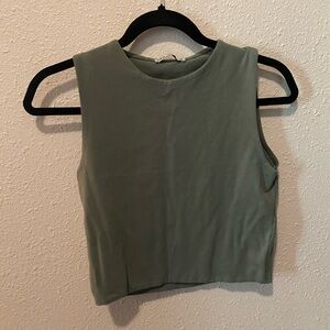 Zara Olive Green Tank Top